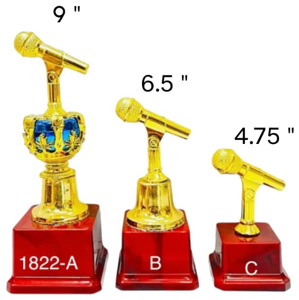 1822-9 inch, 6.5 inch, 4.75 inch