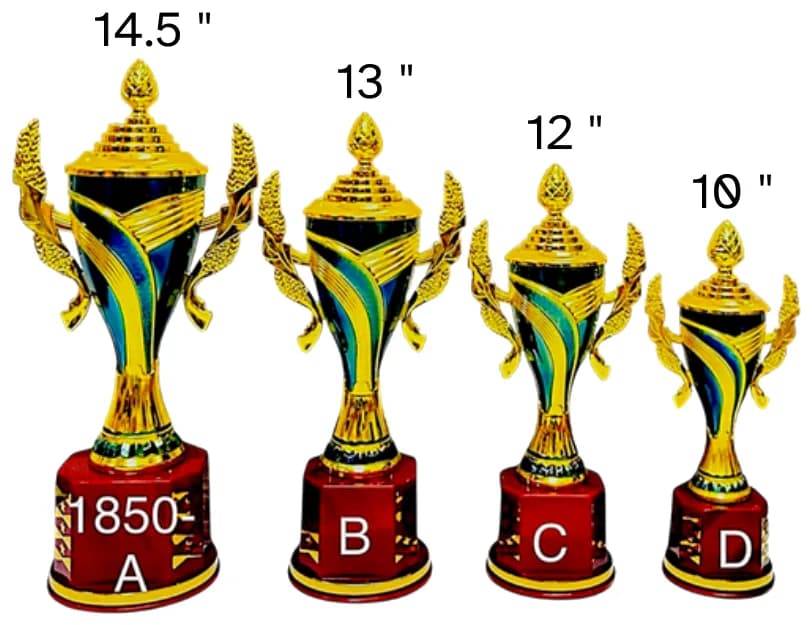 1850-14.5 inch, 13 inch, 12 inch, 10 inch