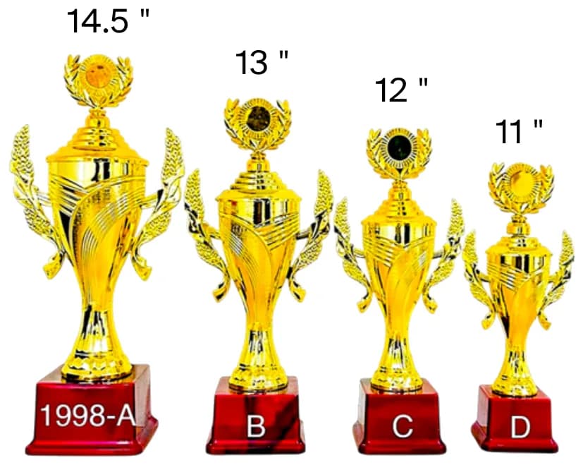 1998-14.5 inch, 13 inch, 12 inch, 11 inch