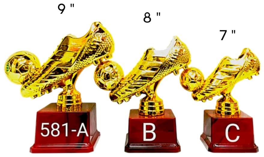 581-9 inch, 8 inch, 7 inch