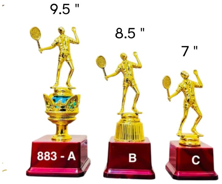 883-9.5 inch, 8.5 inch, 7 inch