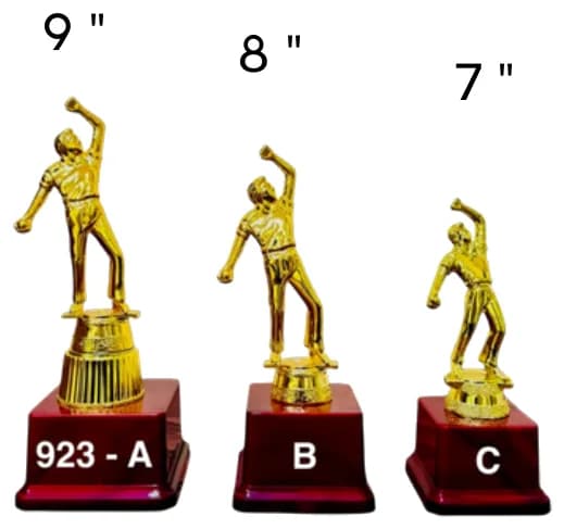 923-9 inch, 8 inch, 7 inch