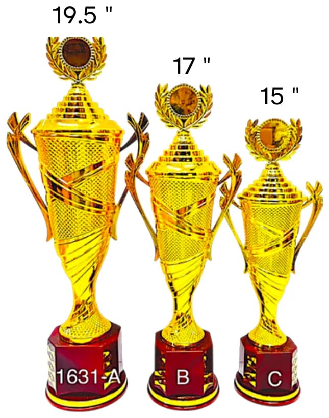 1631-19.5 inch, 17 inch, 15 inch