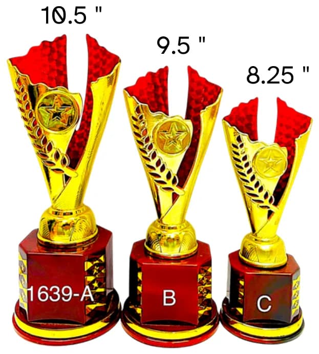 1639-10.5 inch, 9.5 inch, 8.25 inch