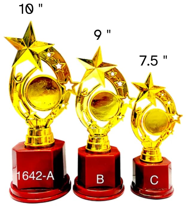 1642-10 inch, 9 inch, 7.5 inch