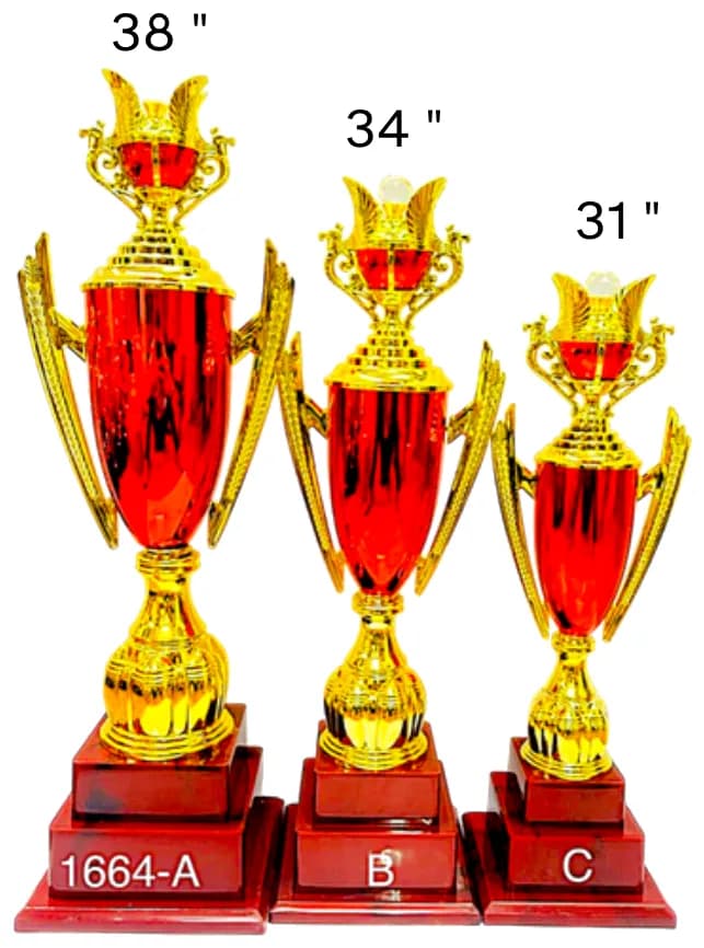 1664-38 inch, 34 inch, 31 inch
