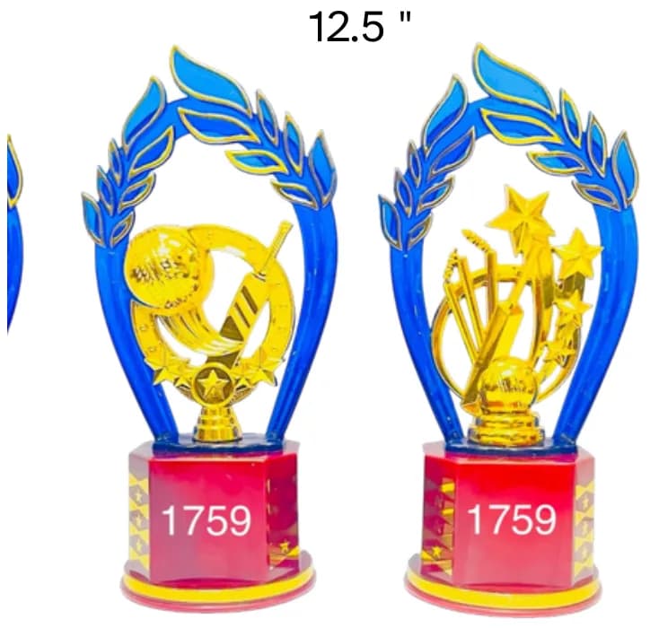 1759-12.5 inch (Ball & Bat, Stars & Stumps designs)