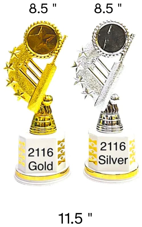 2116-8.5 inch (Gold, Silver)