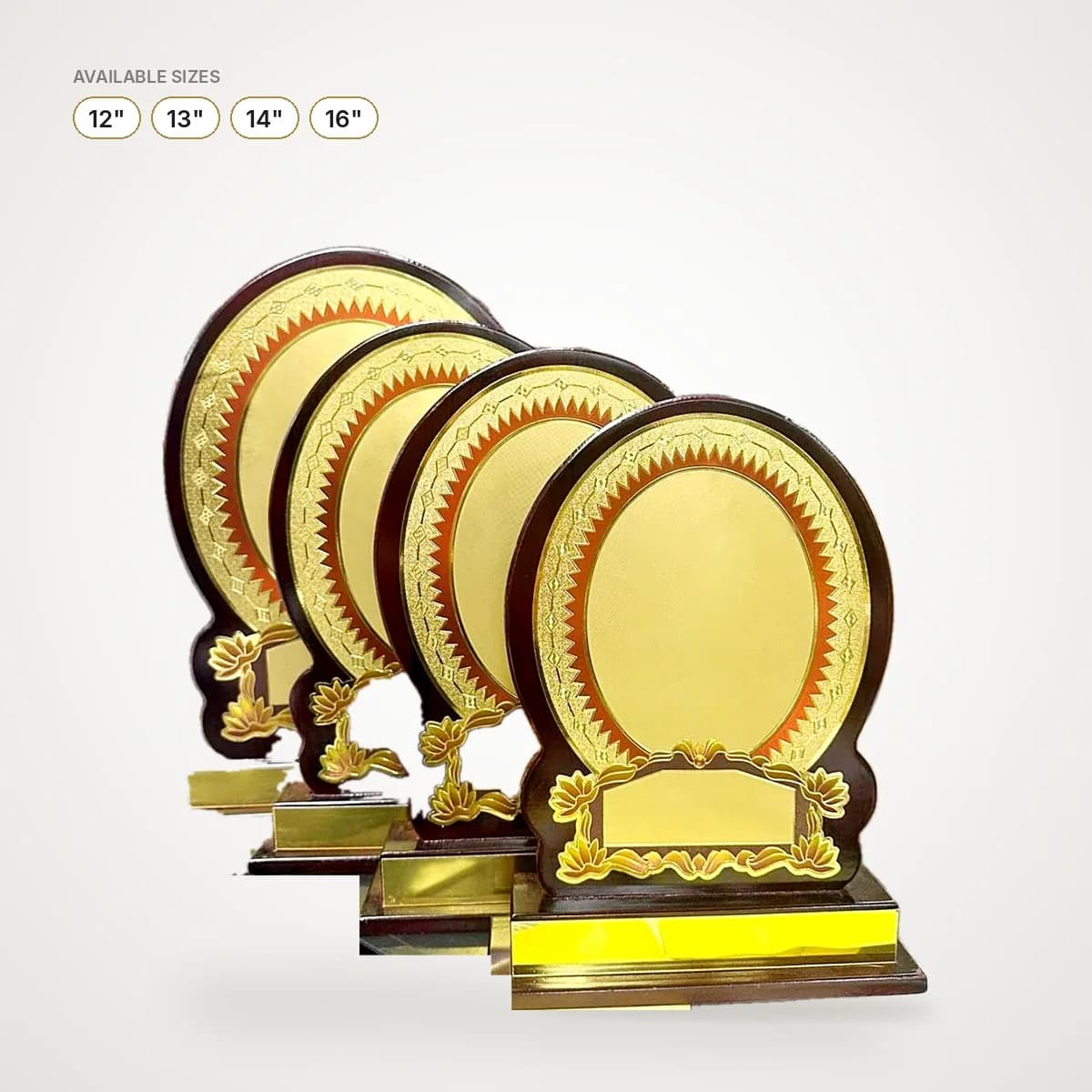 Trophy 01 - Wooden Memento Plaque