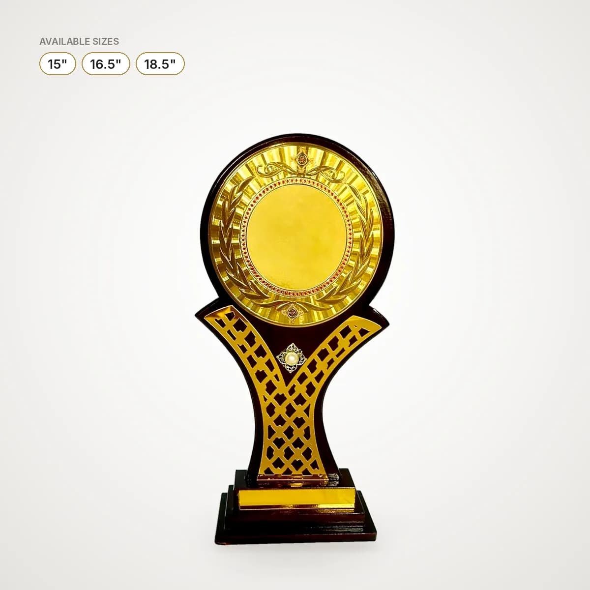 Trophy 03 - Wooden Memento Plaque